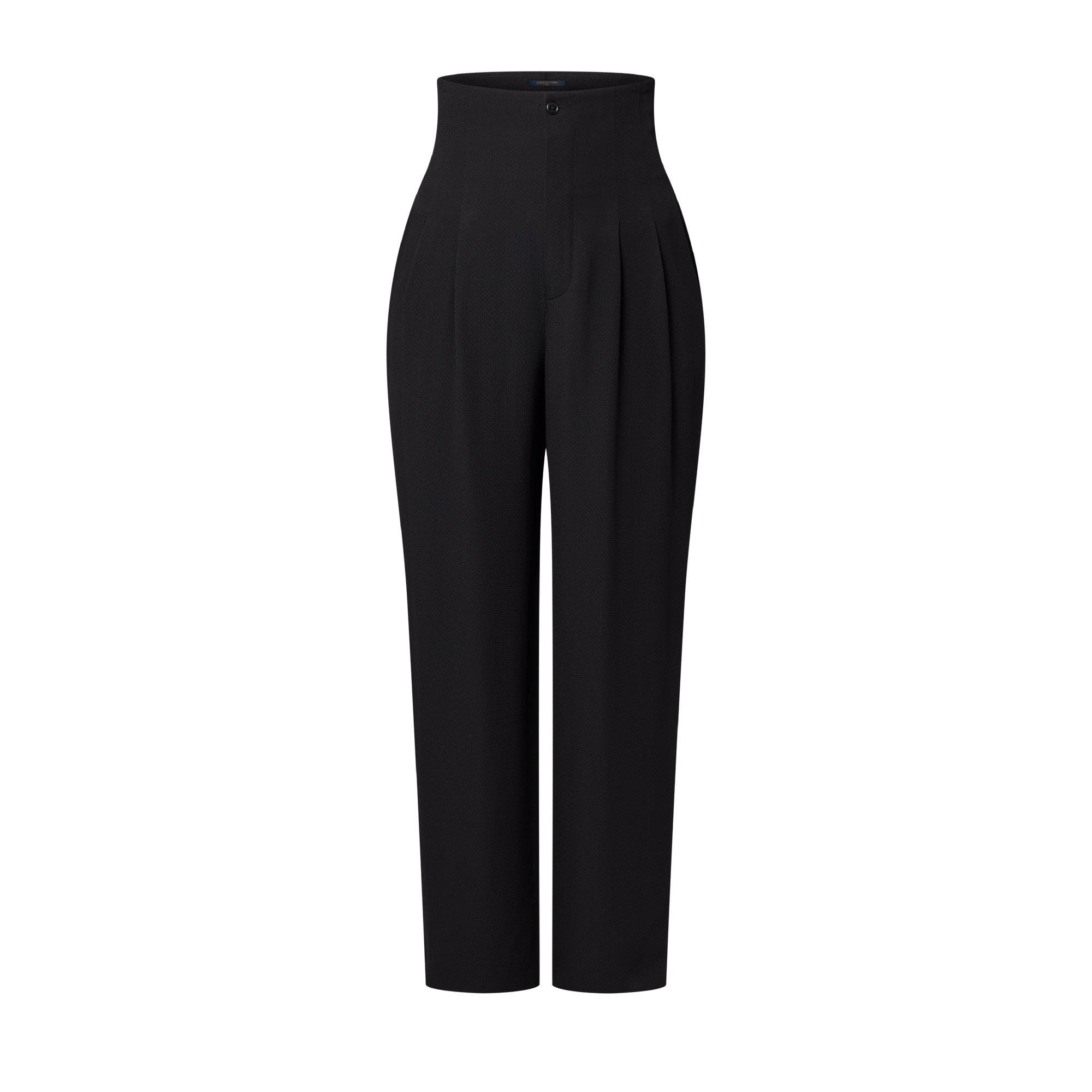 Tailored High-Waist Pants - Luxury Ready to Wear - 1AHXZA Black